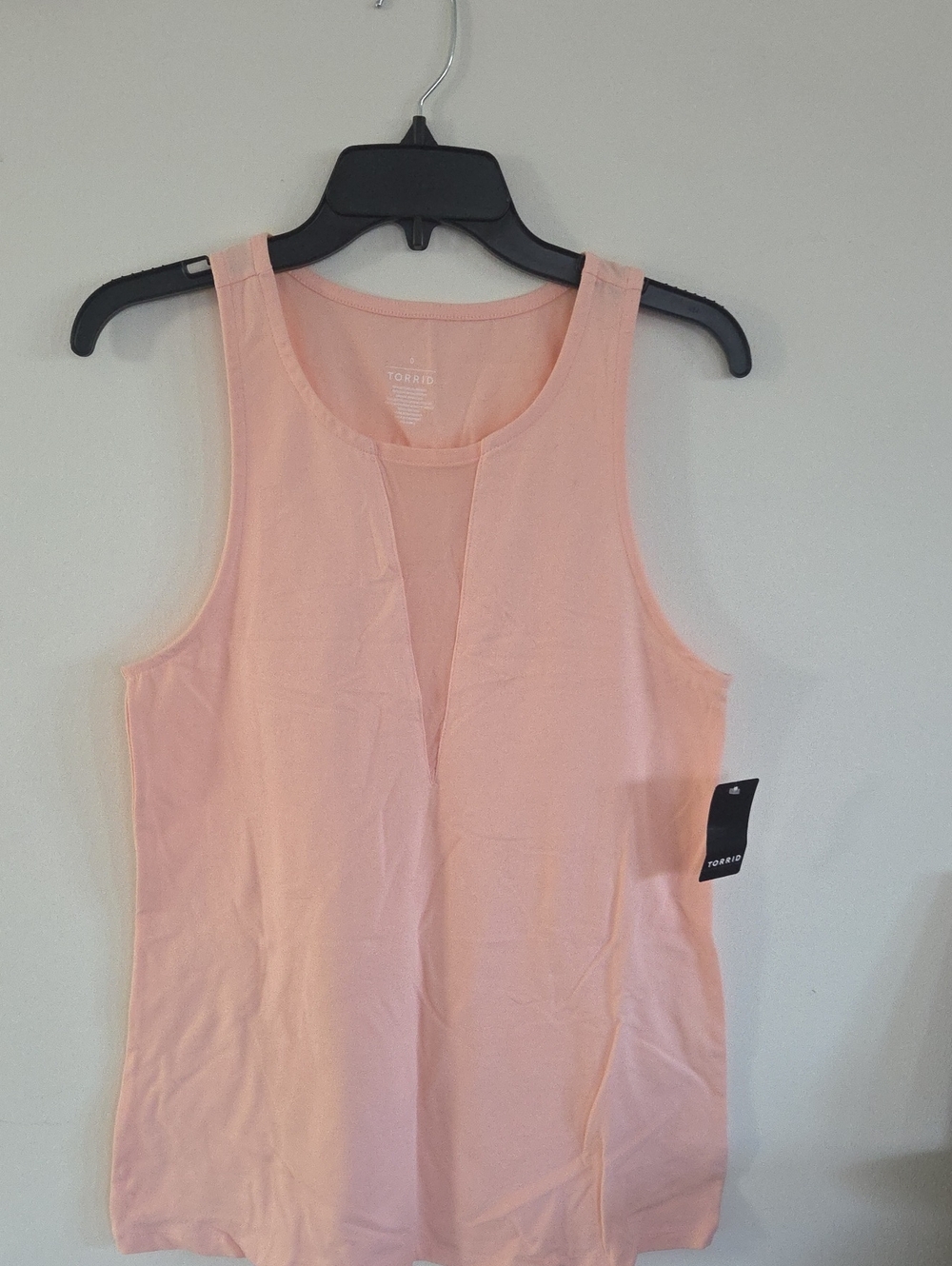 torrid Soft Pink Mesh-Panel Tank